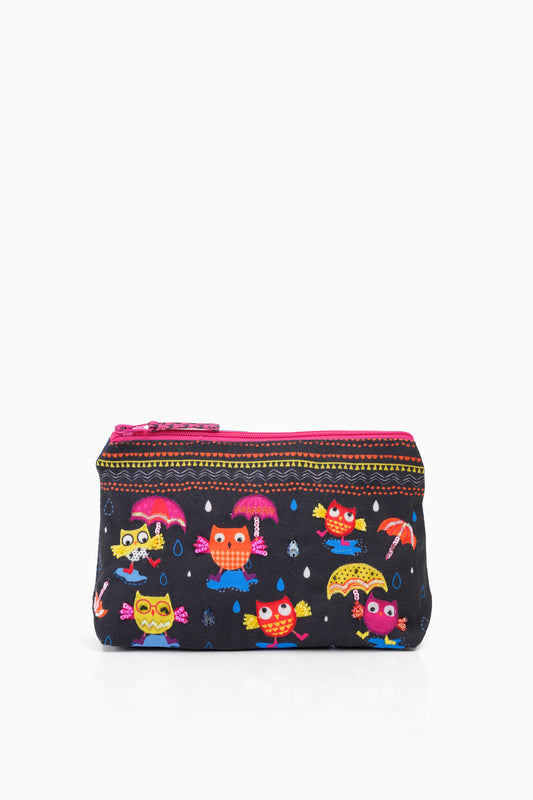 Funky Owl Cosmetic Bag