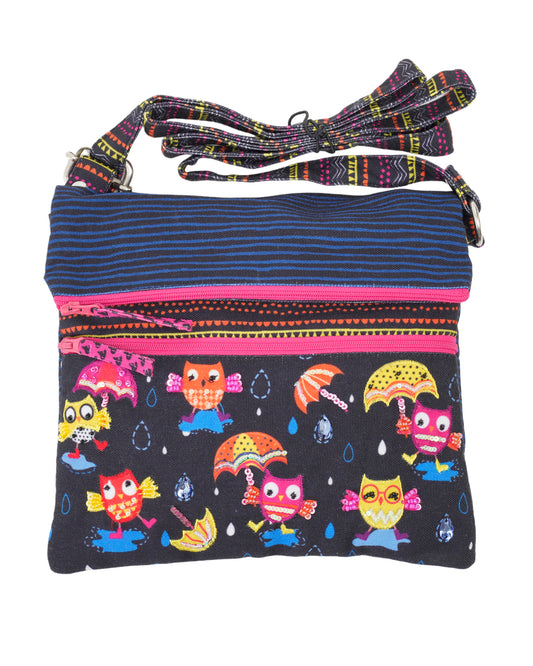 Funky Owl Folded Sling Bag