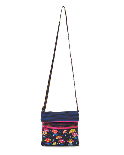 Funky Owl Folded Sling Bag