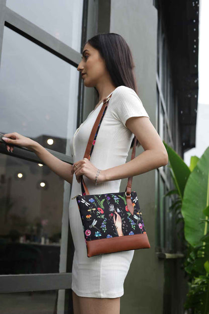 Butterfly Magic Flat Sling Bag