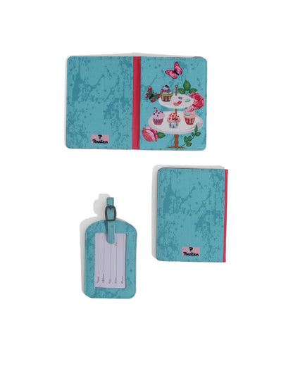 Cupcake Passport & One Luggage Tag Combo