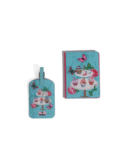 Cupcake Passport & One Luggage Tag Combo