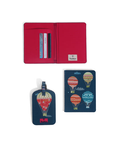 High on Happiness Passport Holder & Luggage Tag Set Of 2
