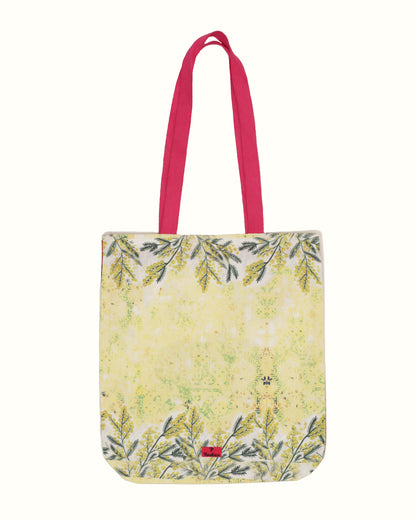 Tropical Elephant Niwad Handle Tote Bag