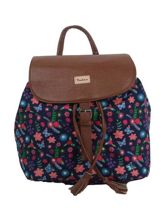 Butterfly Bloom Drawstring Bag Pack