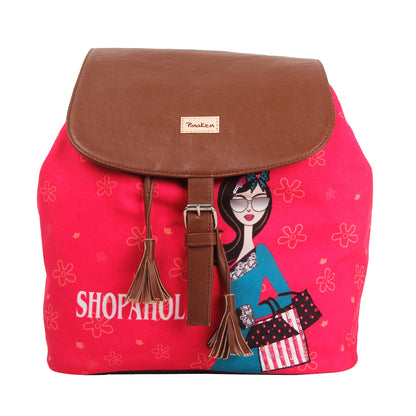 Shopaholic Drawstring Bag Pack