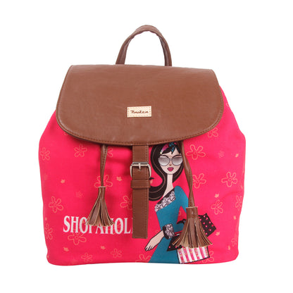 Shopaholic Drawstring Bag Pack