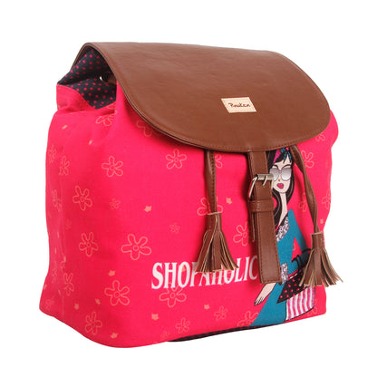 Shopaholic Drawstring Bag Pack