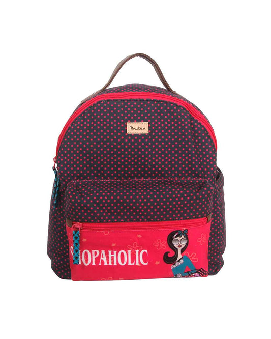 Shopaholic Backpack Side Pocket