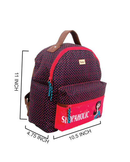 Shopaholic Backpack Side Pocket