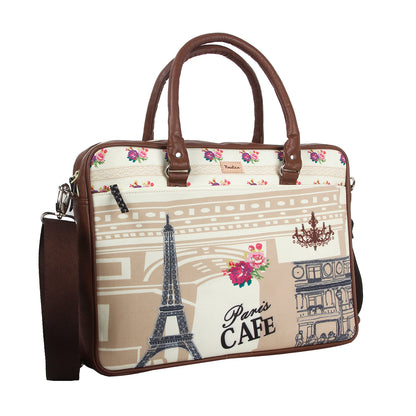 Paris Café Large Laptop Bag