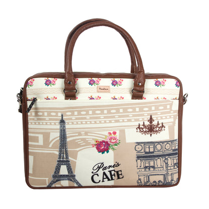 Paris Café Large Laptop Bag