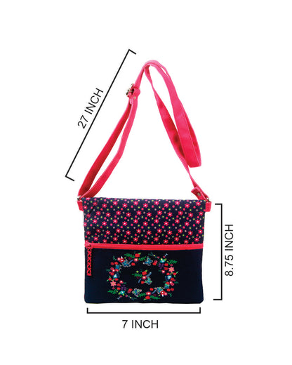 Butterfly Bloom Folded Sling Bag