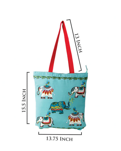 Jumbo Trunk Tote Bag Niwad Handle