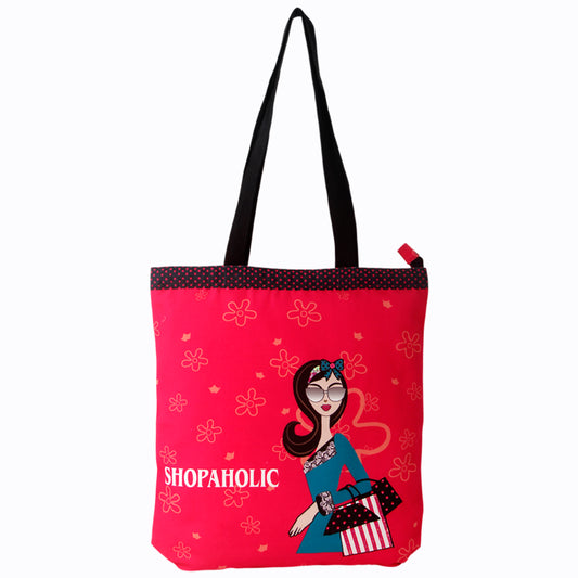 Shopaholic Tote Bag Niwad Handle