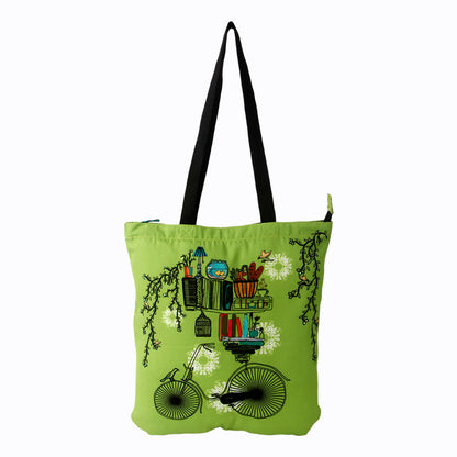 Brain Bridge Cycle Tote Bag Niwad Handle