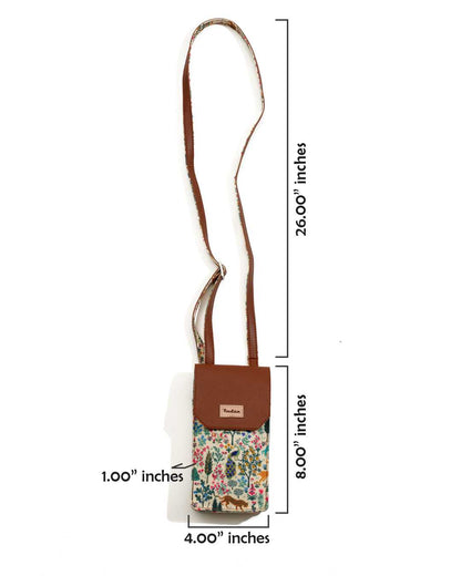 Peacock Garden Mobile Sling Bag