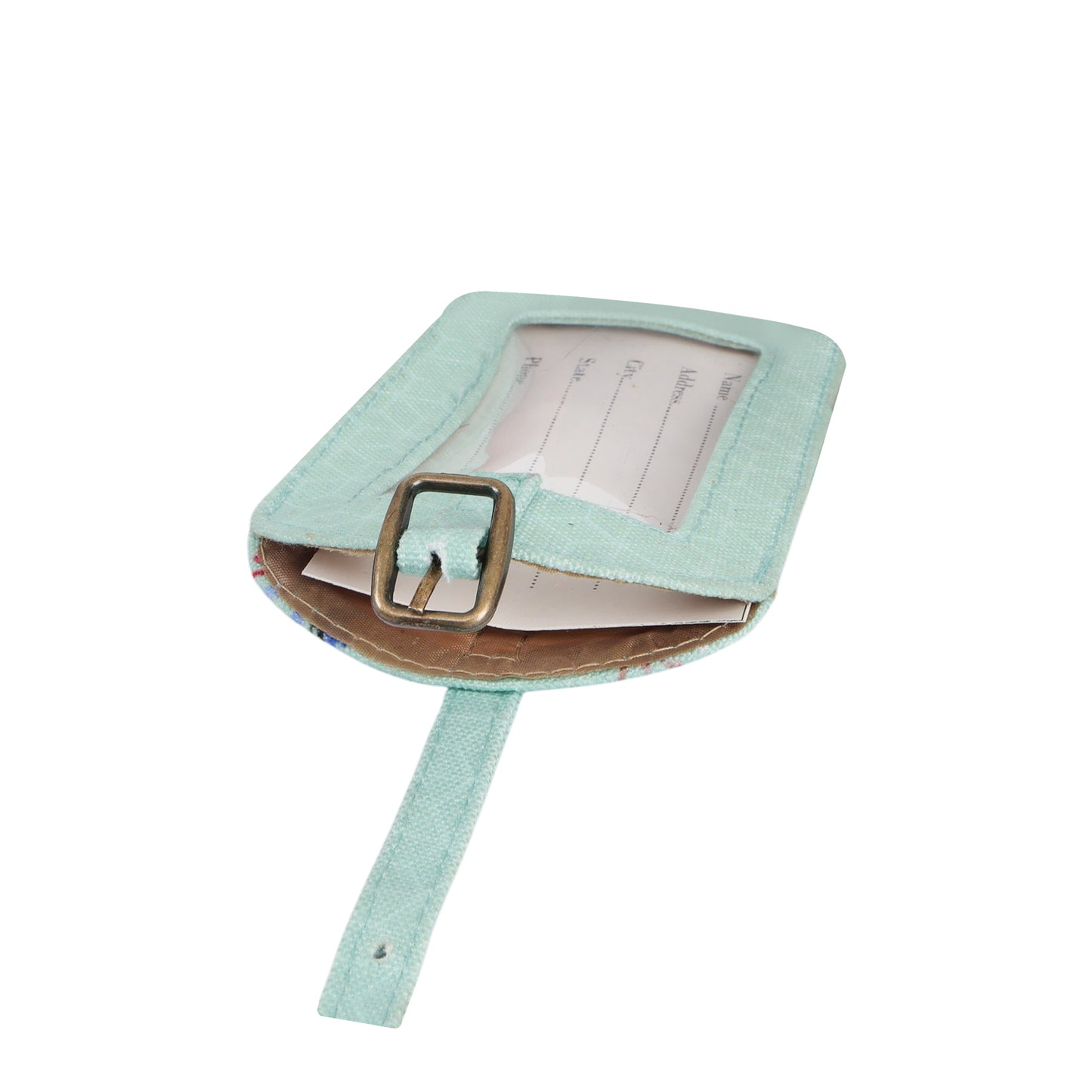 Midnight Wildflower Luggage Tag
