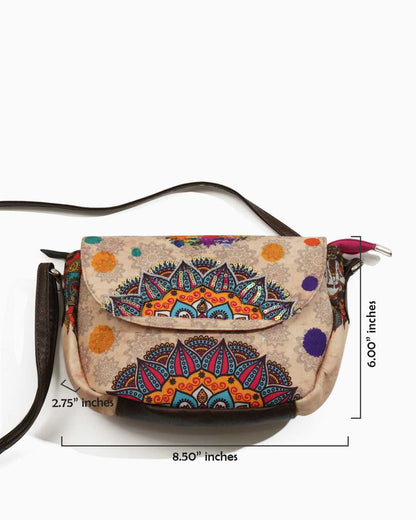 Mandala Messenger Sling Bag