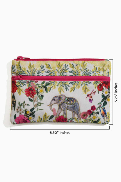 Tropical Elephant Two Zipper