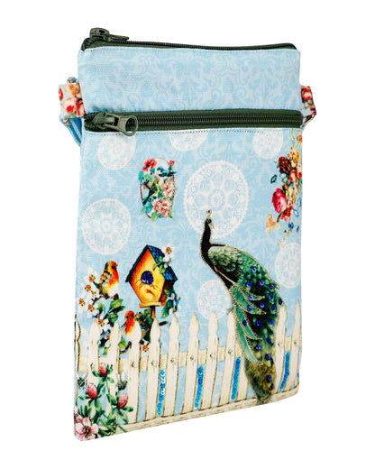 Peacock Fence Sling Bag