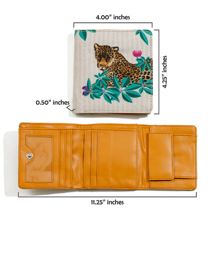 Savanna Leopard Wallet 3 Fold