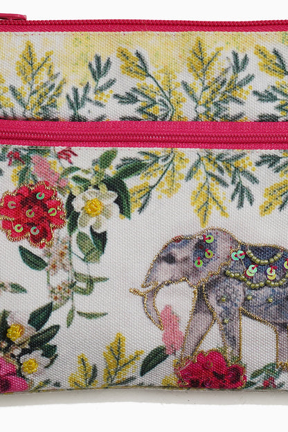 Tropical Elephant Two Zipper