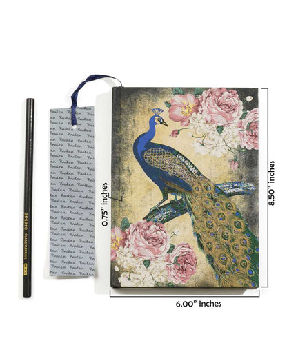 Topical Flamingo and Bird of Paradise Notebook 7 X 5 Hard Cover Set Of 2